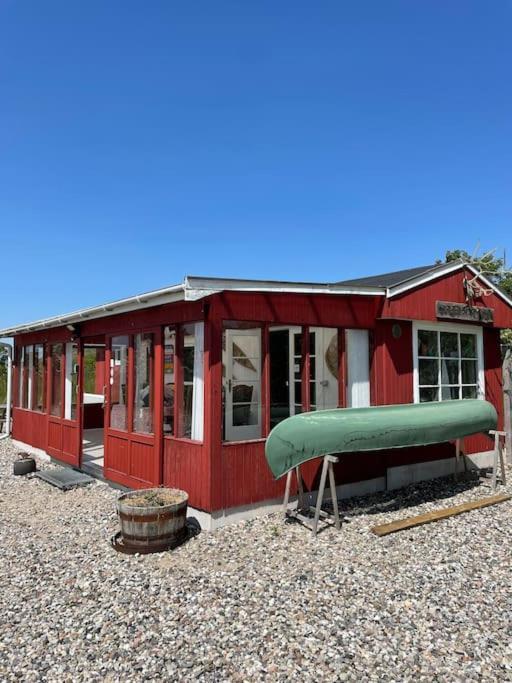 오덴세 Fjordhytten. Rebuild Train Wagon From 1937. 아파트 외부 사진