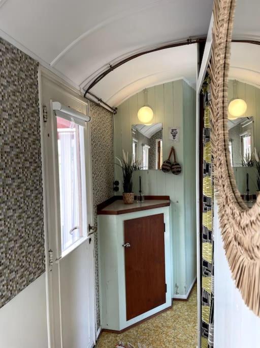 오덴세 Fjordhytten. Rebuild Train Wagon From 1937. 아파트 외부 사진