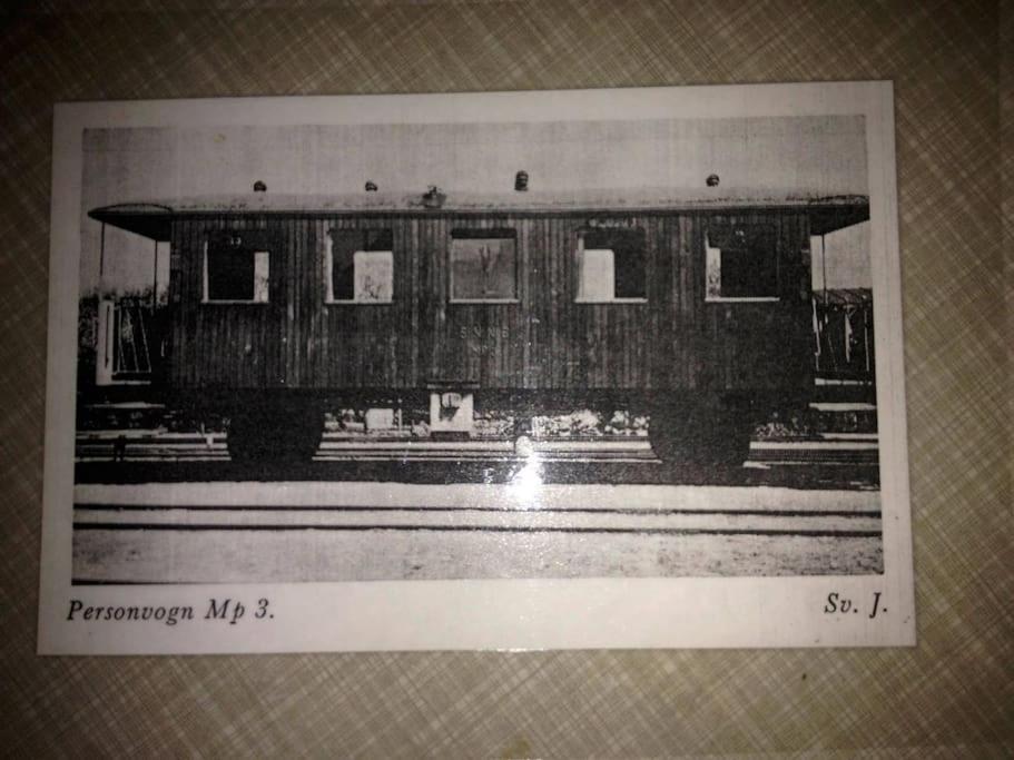 오덴세 Fjordhytten. Rebuild Train Wagon From 1937. 아파트 외부 사진