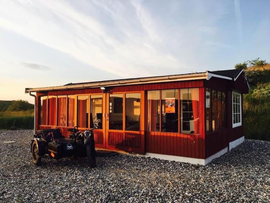 오덴세 Fjordhytten. Rebuild Train Wagon From 1937. 아파트 외부 사진